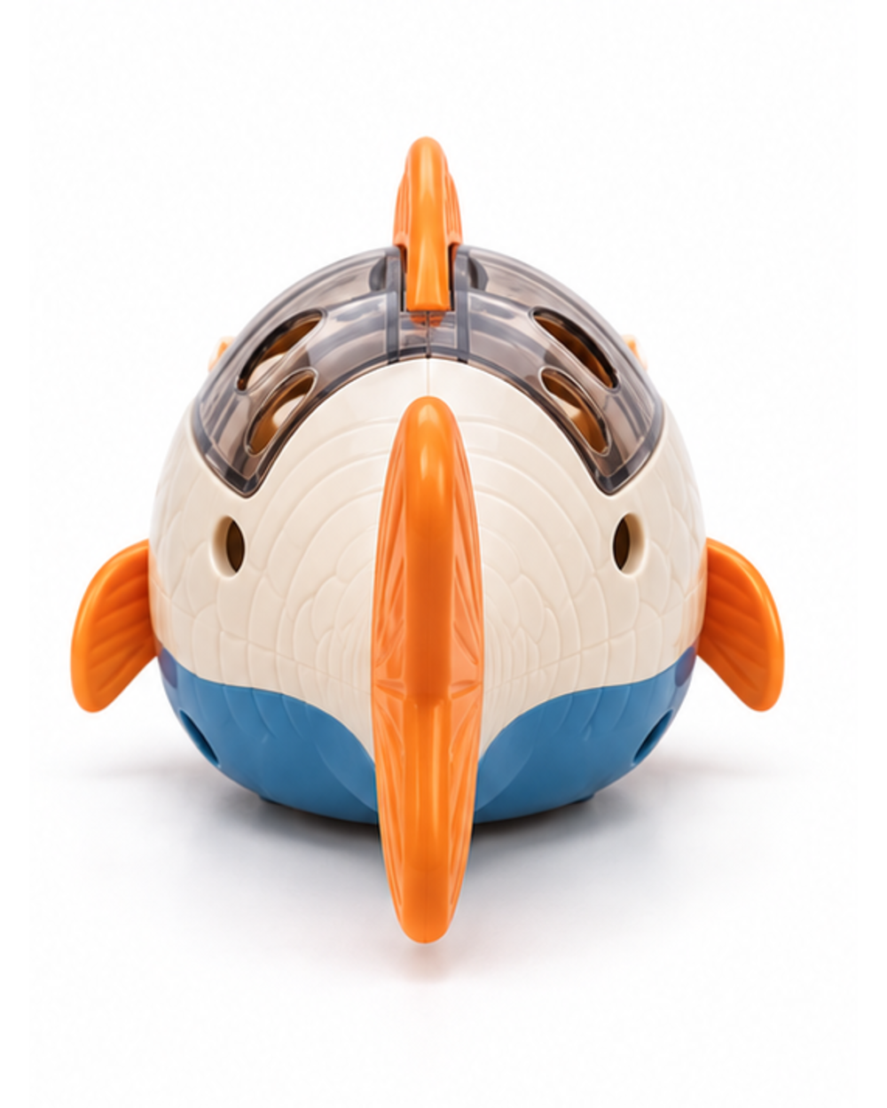 Ideal Pet Warehouse Ltd Cream/Orange/Blue Cat Fish Treat-Dispensing Toy