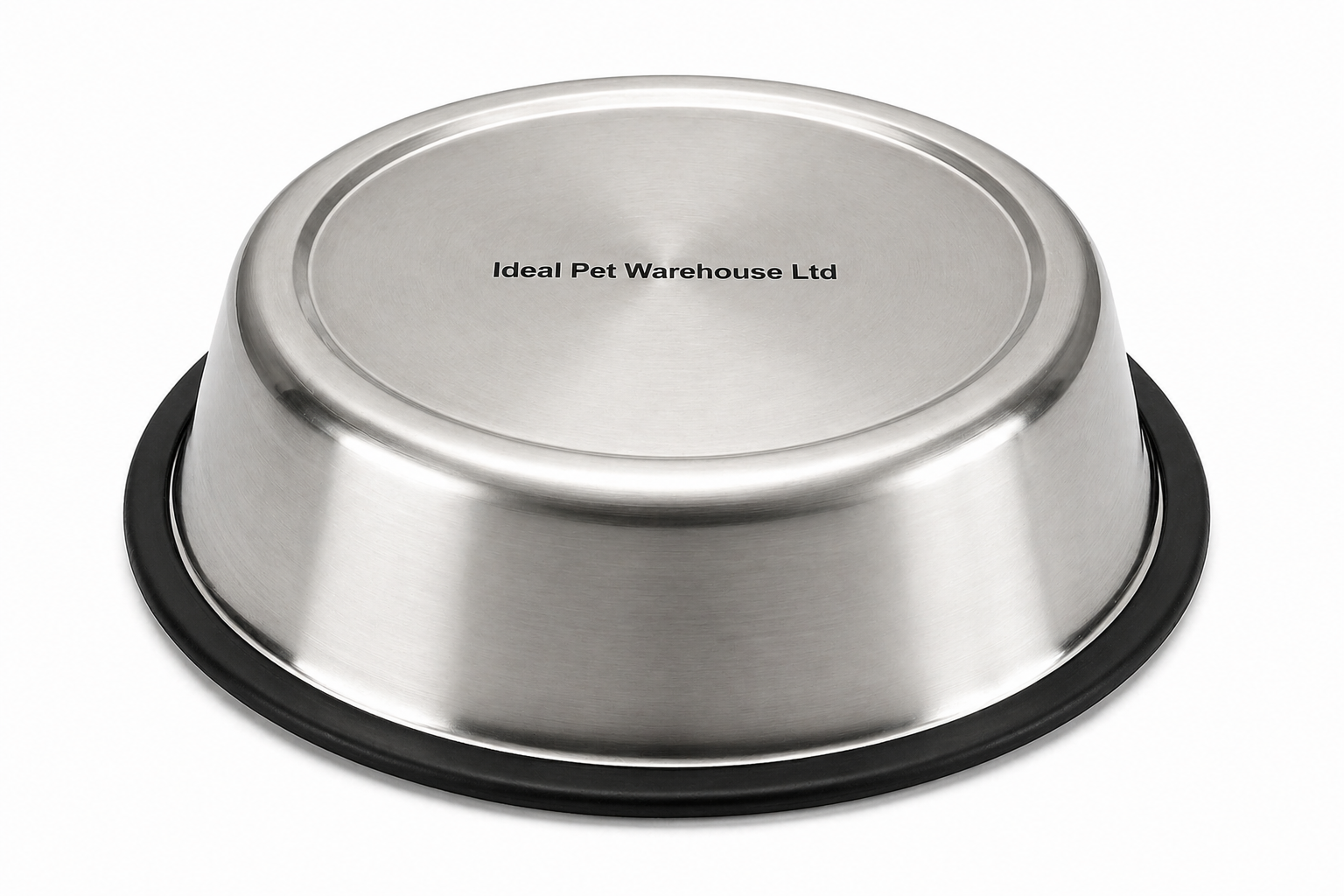 Stainless Steel Pet Bowl with Anti-Slip Base – Durable Dog & Cat Feeding Bowl, Non-Skid Food & Water Dish Ideal Pet Warehouse Ltd