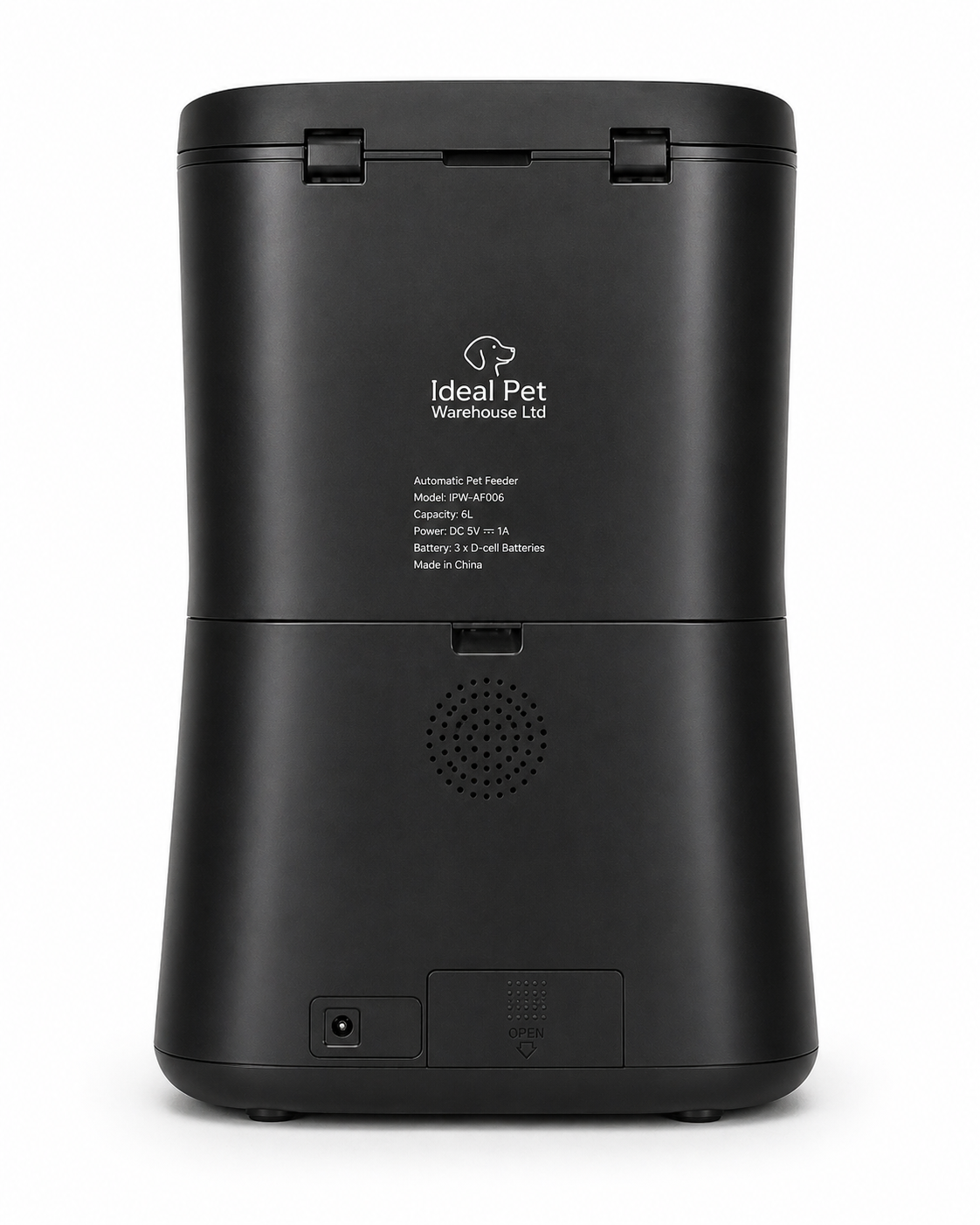 Automatic Pet Feeder 6L – Programmable Dog & Cat Food Dispenser with Timer, Portion Control & LCD Display | Ideal Pet Warehouse Ltd